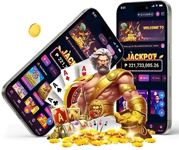 BINIJILI download app page showing mobile and tablet casino interface